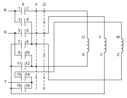 Soru 05-Şekil 6-6-Üç fazlı asenkron motora paket şalterle yıldız-üçgen yol verme-YUKLEEE