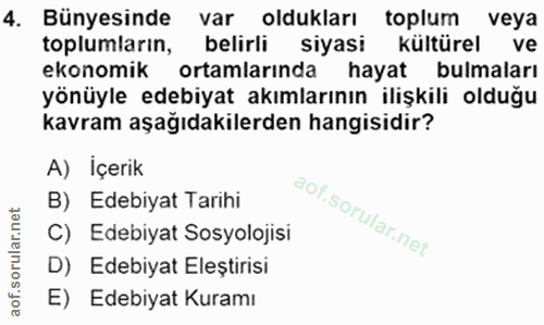 4. soru: Bünyesinde var oldukları toplum veya toplumlarin, belirli siyasi kültürel ve ekonomik ortamlarında hayat bulmaları yö…
