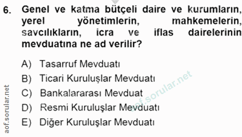 6. soru: Genel ve katma bütçeli daire ve kurumların, yerel yönetimlerin, mahkemelerin, savciliklarin, icra ve iflas dairelerin…