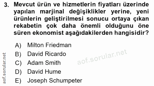 3. soru: Mevcut ürün ve hizmetlerin fiyatları üzerinde yapılan marjinal değişiklikler yerine, yeni ürünlerin geliştirilmesi so…