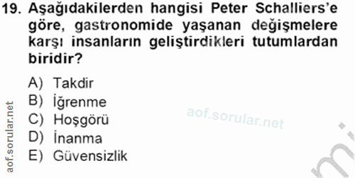 19. soru: Aşağıdakilerden hangisi Peter Schalliers'e göre, astronomide yaşanan değişmelere karşı insanların geliştirdikleri tut…