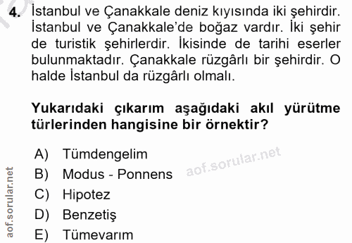 4. soru: /İstanbul ve Çanakkale deniz kıyısında iki şehirdir. İstanbul ve Çanakkale'de boğaz vardır. İki şehir de turistik şeh…