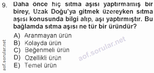 9. soru: Daha önce hiç sıtma aşısı yaptırmamış bir birey, Uzak Doğu'ya gitmek üzereyken sıtma aşısı konusunda bilgi alıp, aşı…