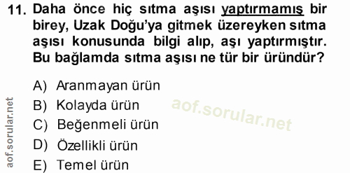 11. soru: Daha önce hiç sıtma aşısı yaptırmamış bir birey, Uzak Doğu'ya gitmek üzereyken sıtma aşısı konusunda bilgi alıp, aşı…