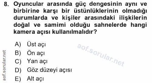 8. soru: Oyuncular arasında güç dengesinin aynı ve birbirine karşı bir üstünlüklerinin olmadığı durumlarda ve kişiler arasında…