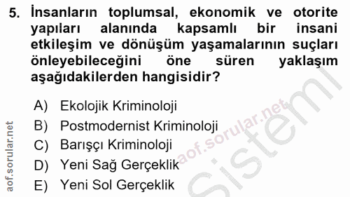 5. soru: İnsanların toplumsal, ekonomik ve otorite yapıları alanında kapsamlı bir insani etkileşim ve dönüşüm yaşamalarının su…