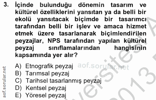 3. soru: İçinde bulunduğu dönemin tasarım ve kültürel özelliklerini yansıtan ya da belli bir ekolü yansıtacak biçimde bir tasa…